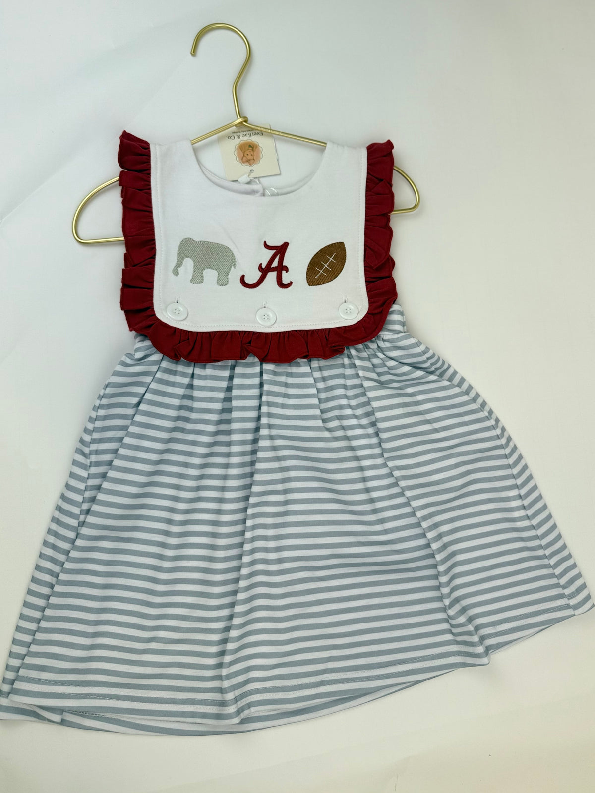 RTS Crimson Elephant Dress
