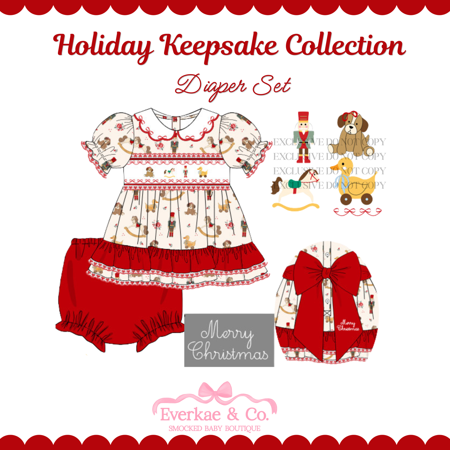 PO11 Holiday Keepsake Diaper Set ETA OCT