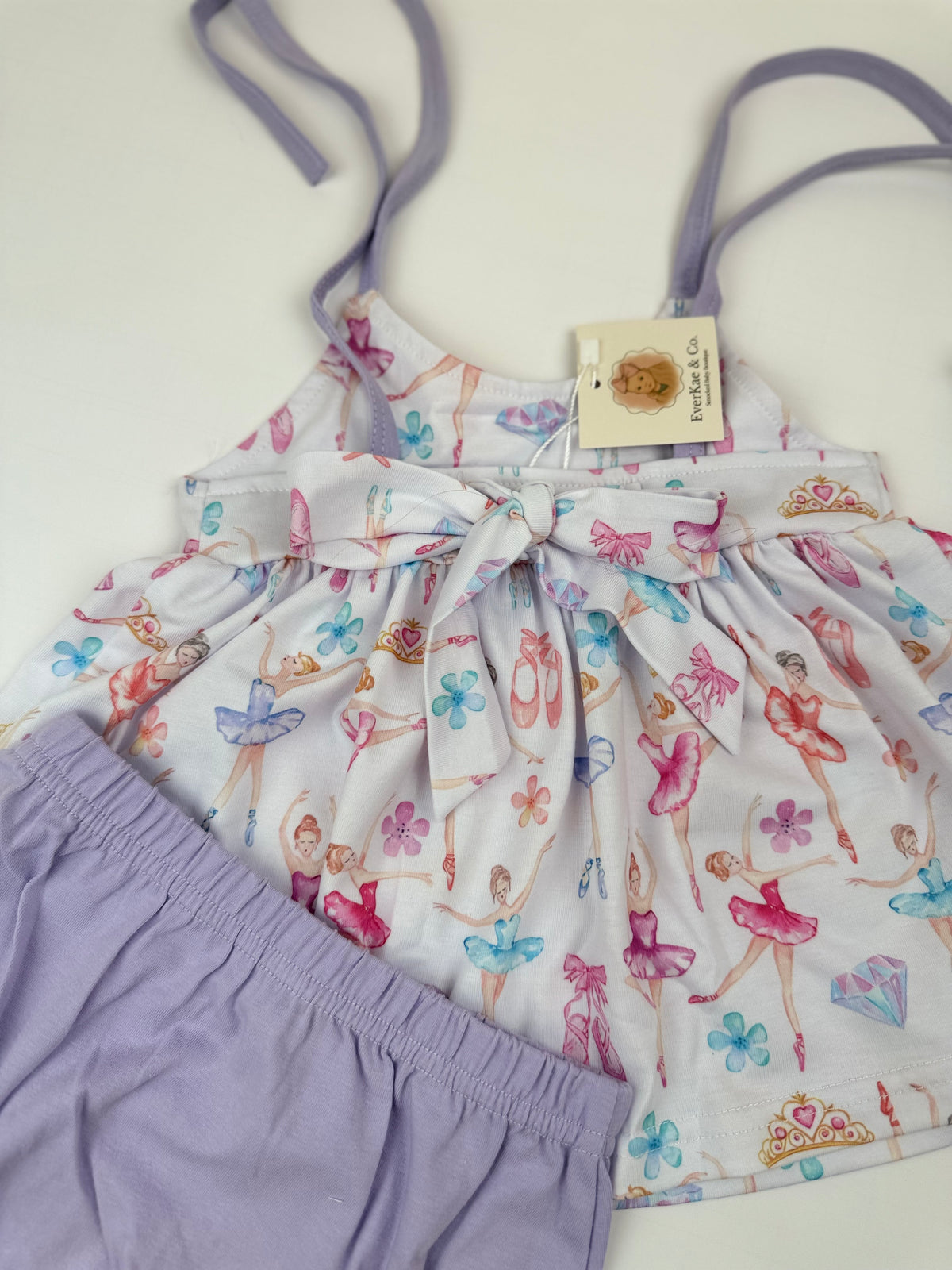 Dancing Ballerina Diaper Set