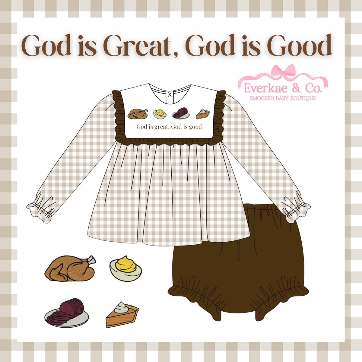 God is Great Diaper Set