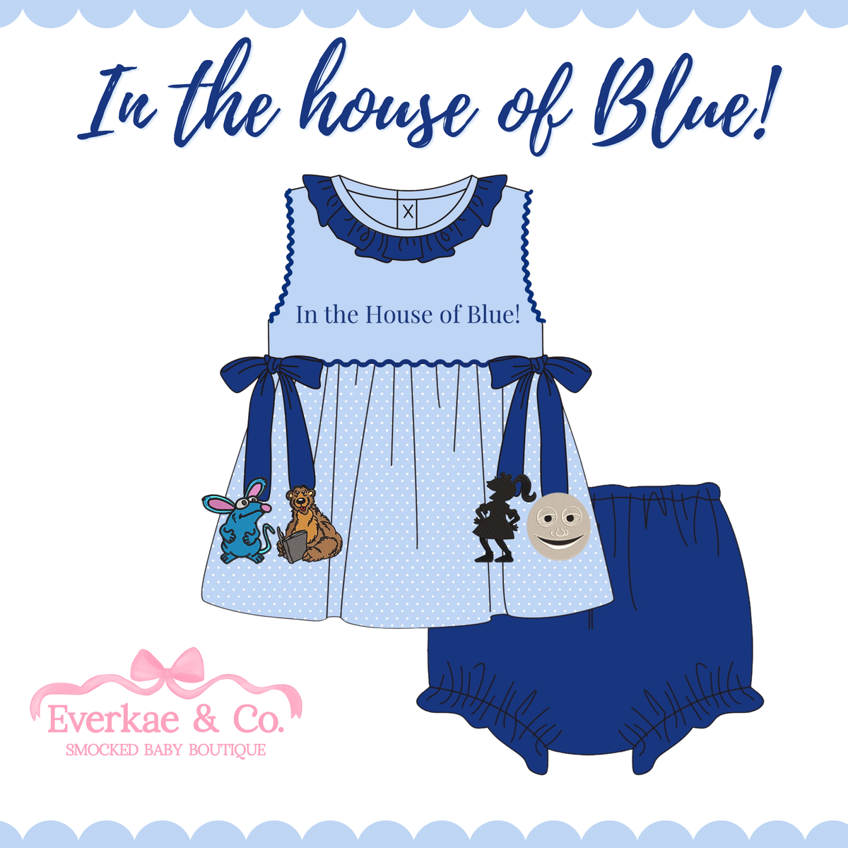 PO17 In the House of Blue Diaper Set ETA MARCH