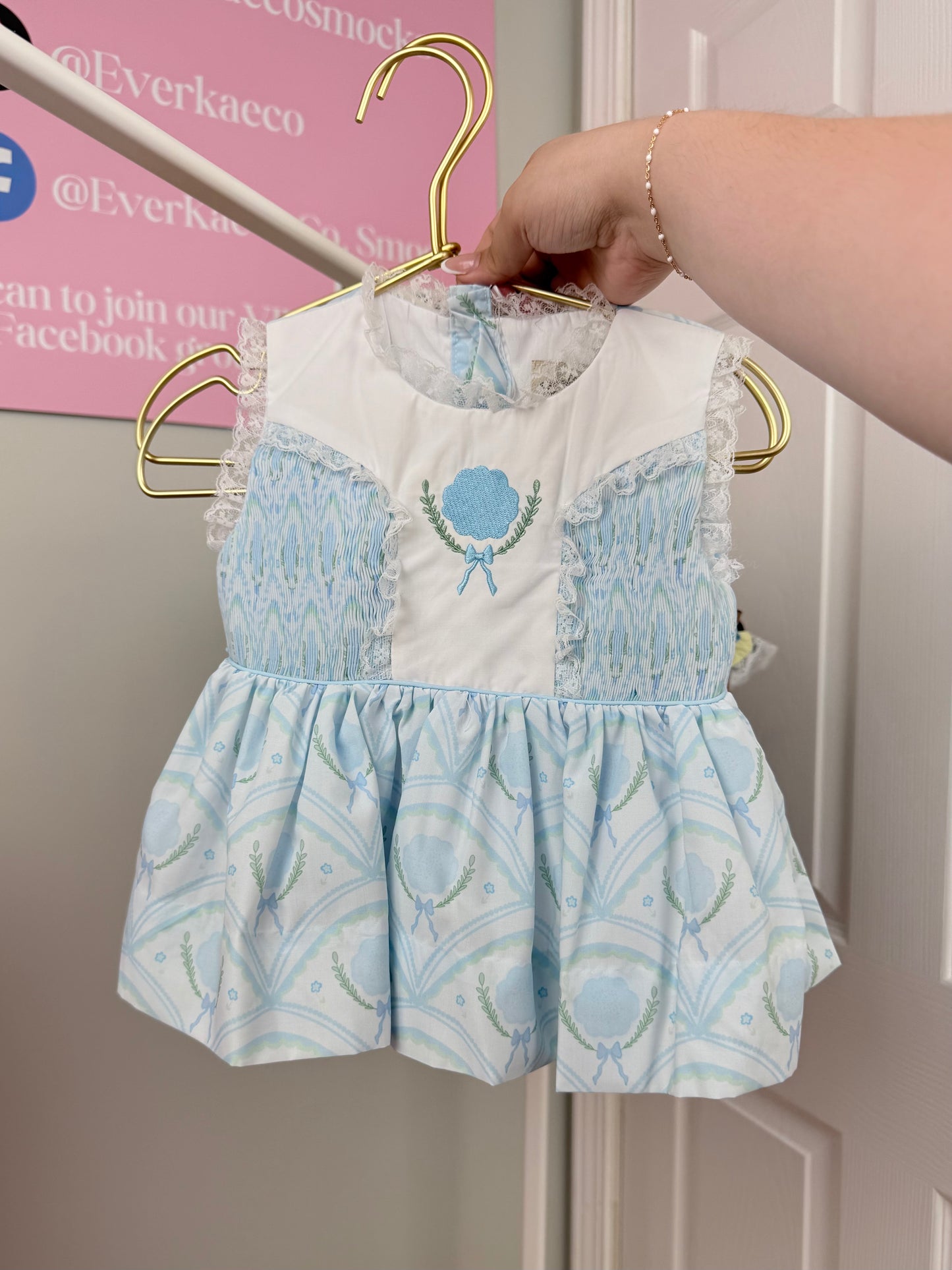 RTS Sweet Hydrangeas Diaper Set