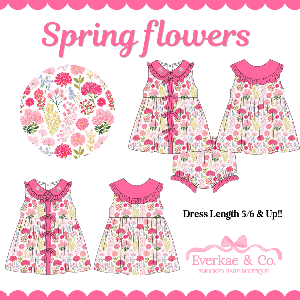 PO17 Spring Flowers Diaper ETA MARCH