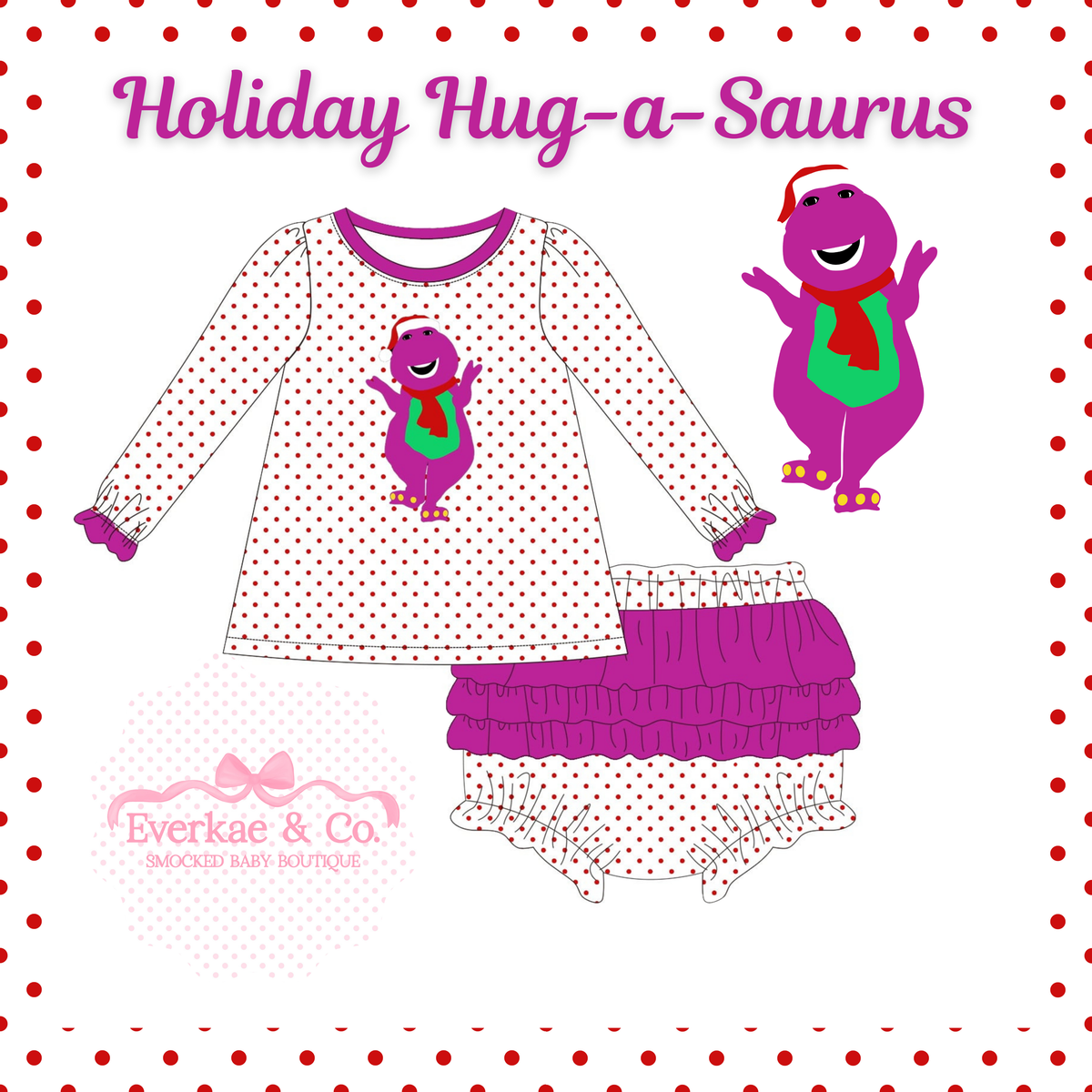 RTS Hug-A-Saurus Diaper Set