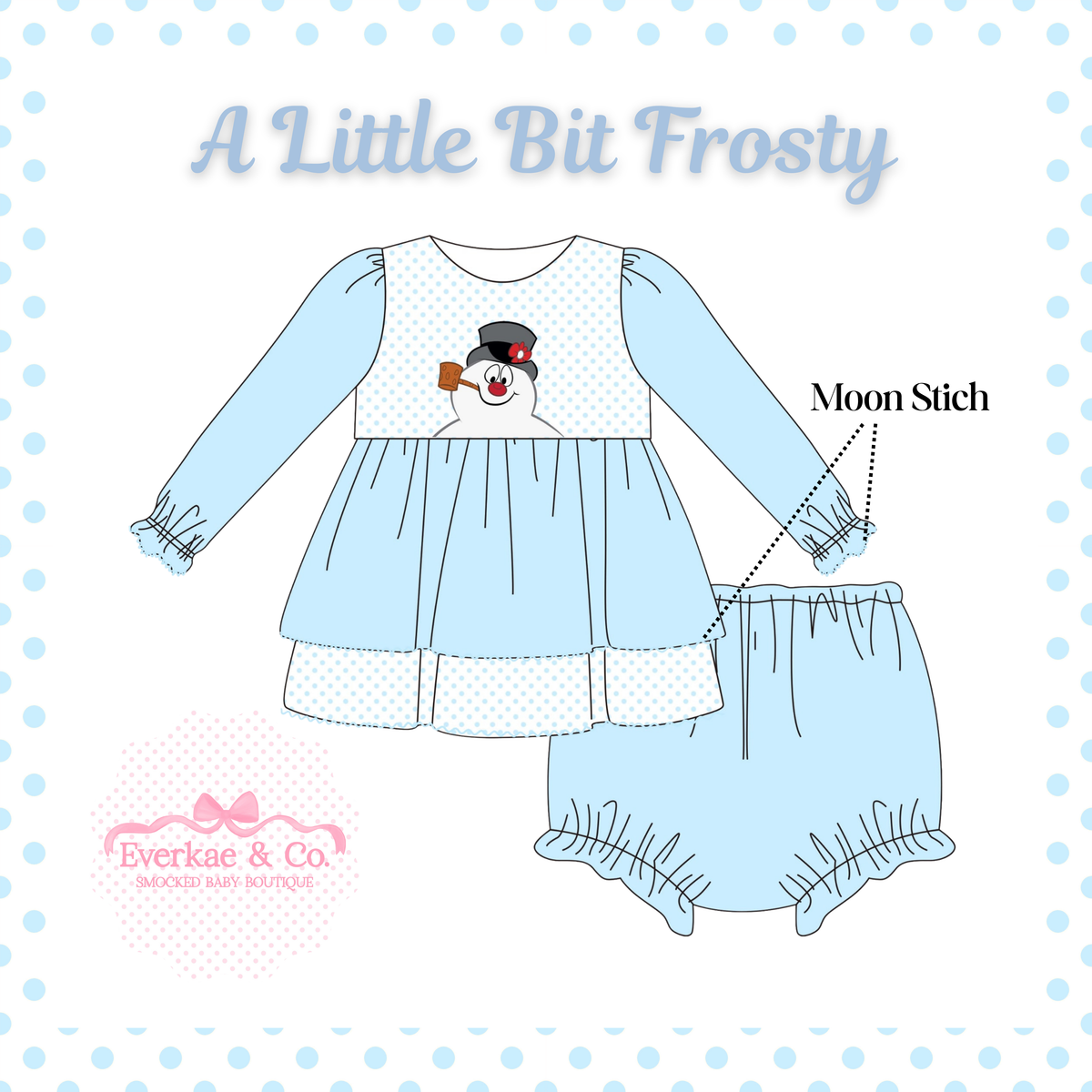 RTS A Little Bit Frosty Diaper Set