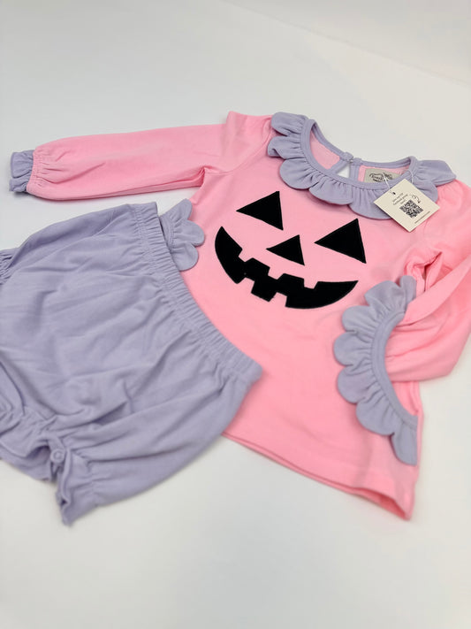Pedal Patch Pumpkin Diaper Set