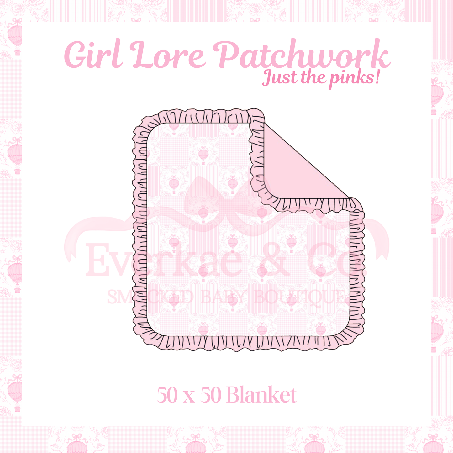 RTS Girl Lore Patchwork JTP Blanket