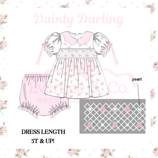 RTS Dainty Darling Diaper Set