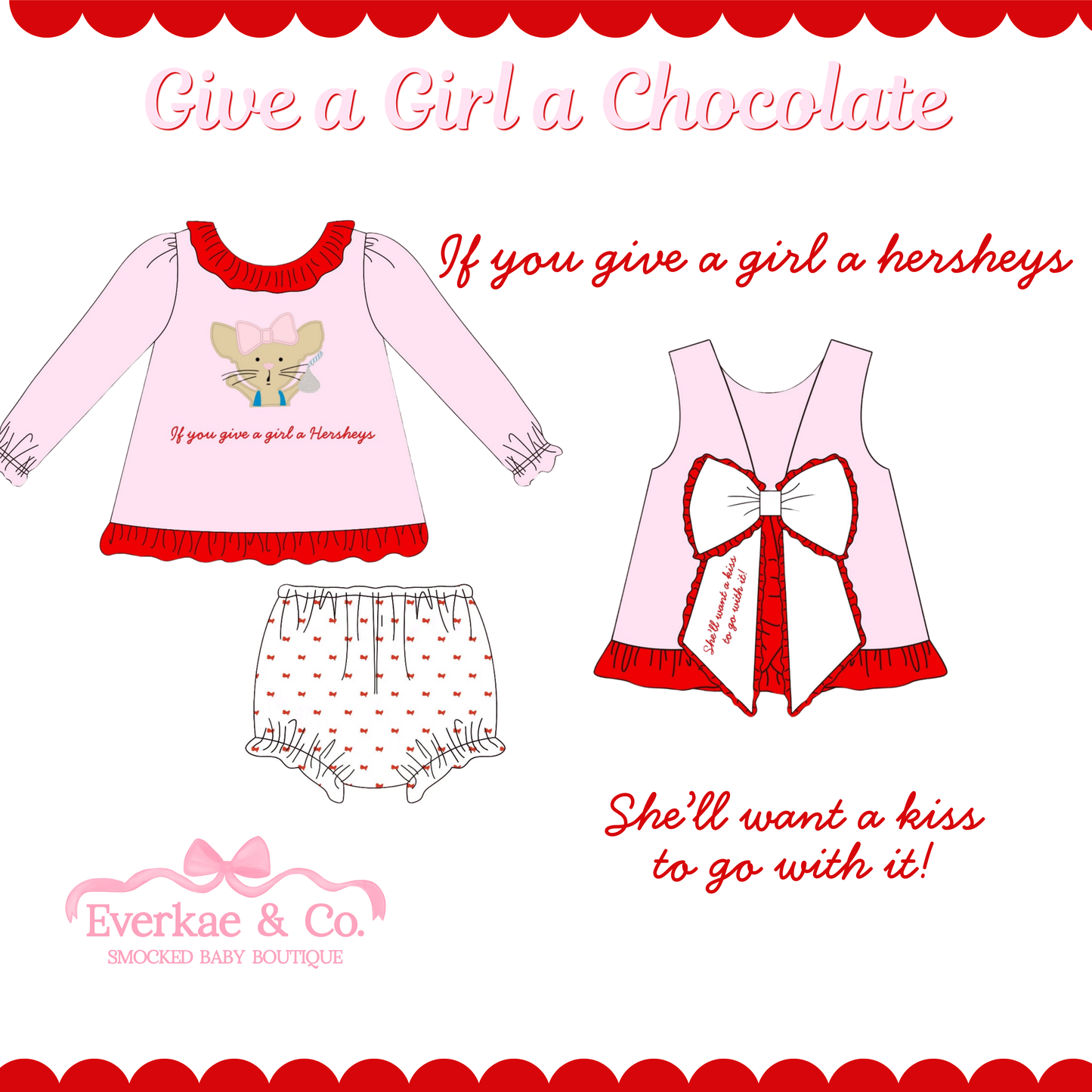 PO14 Give a Girl a Chocolate Diaper Set ETA DEC