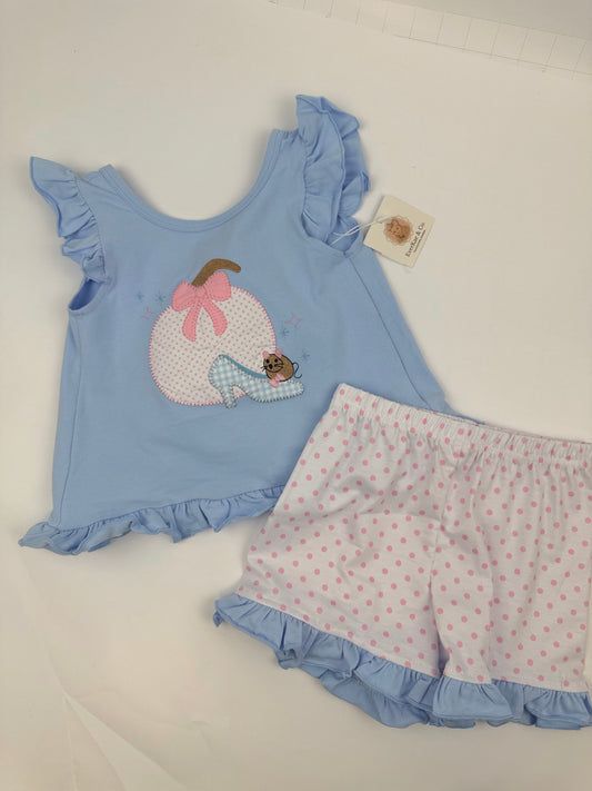 Pumpkin Princess Short Set