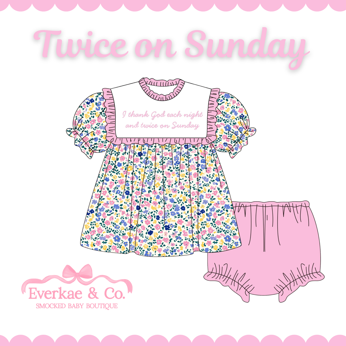 PO17 Twice on Sunday Diaper Set ETA MARCH