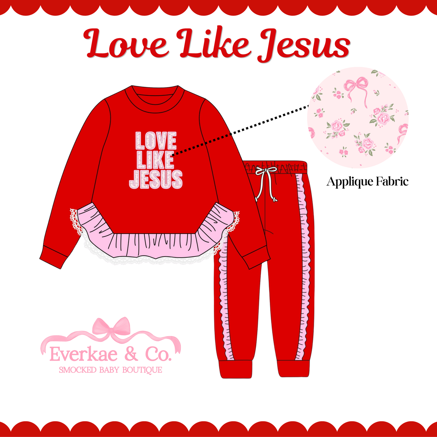 PO14 Love Like Jesus Jogger Set ETA DEC