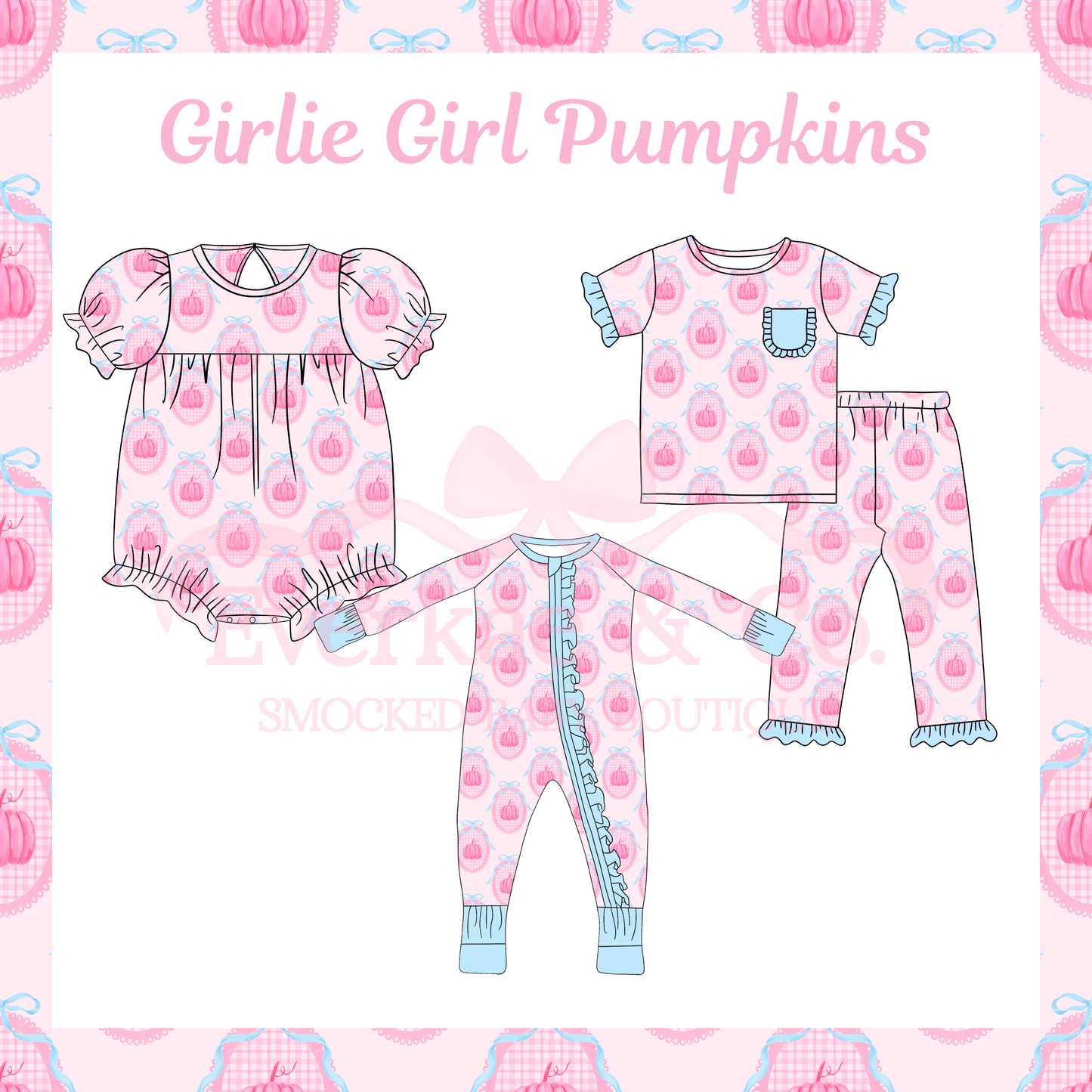 RTS Girlie Girl Pumpkins Bubble