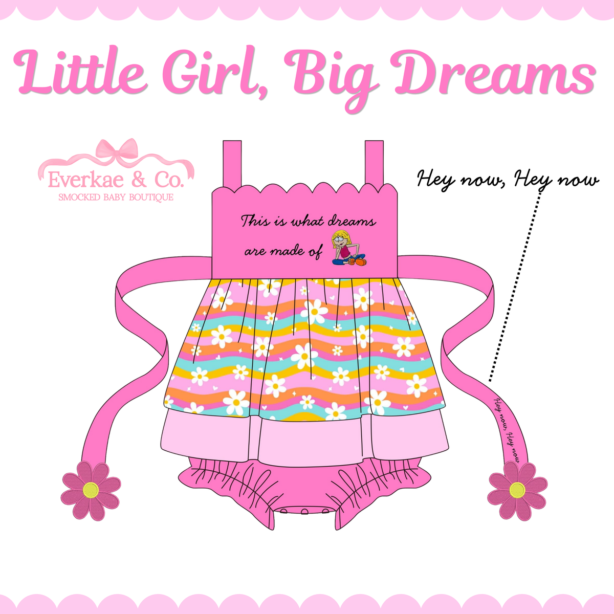 PO17 Little Girl, Big Dreams Skirted Bubble ETA MARCH