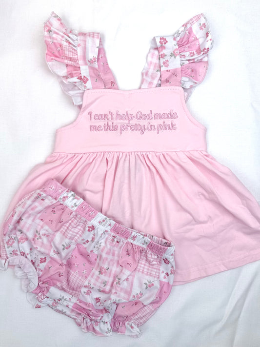RTS Pretty in Pink Diaper Cover