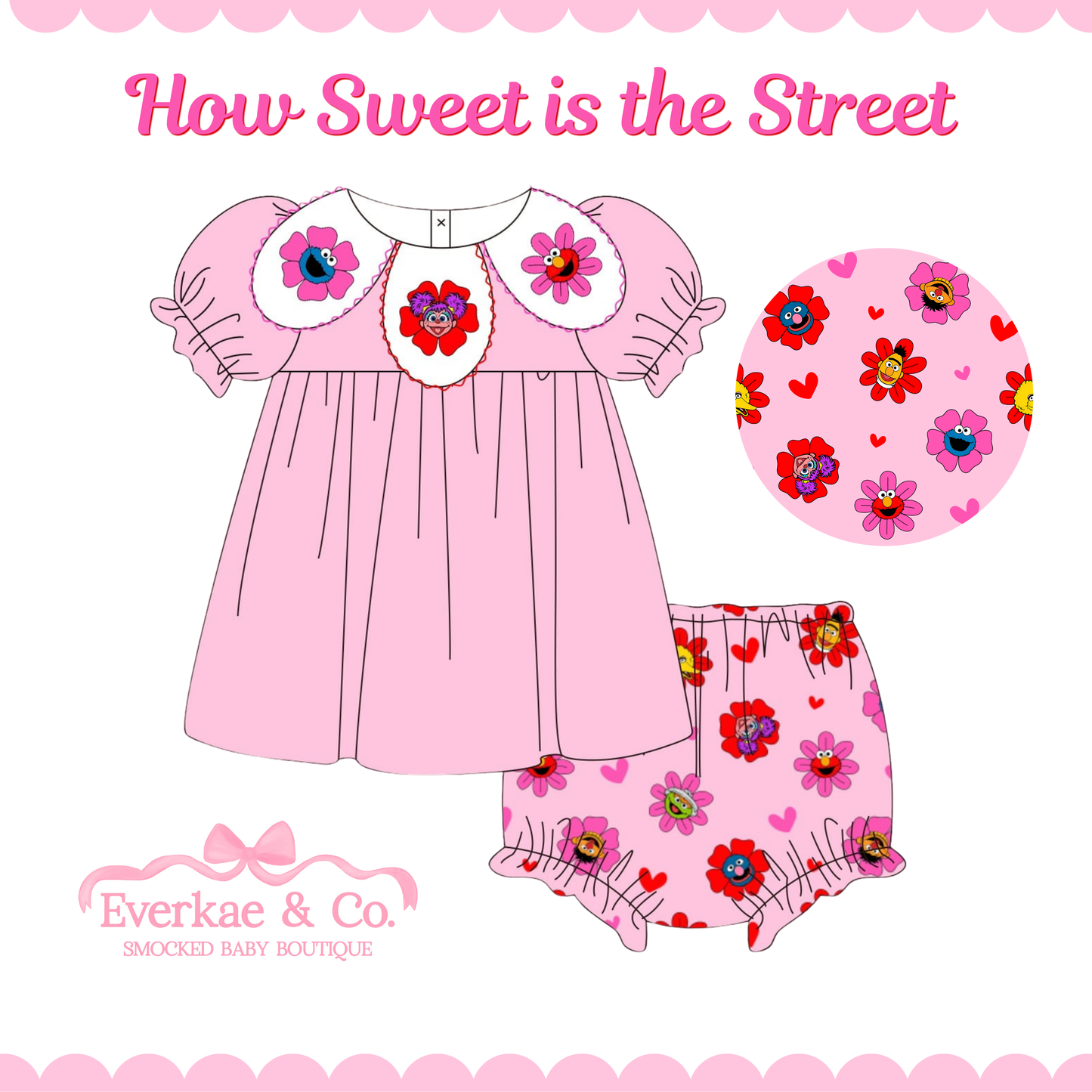 PO14 How Sweet is the Street Diaper Set ETA DEC