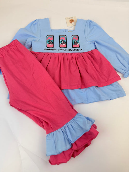 RTS “Walking in a Winter Wonderland” Pants Set