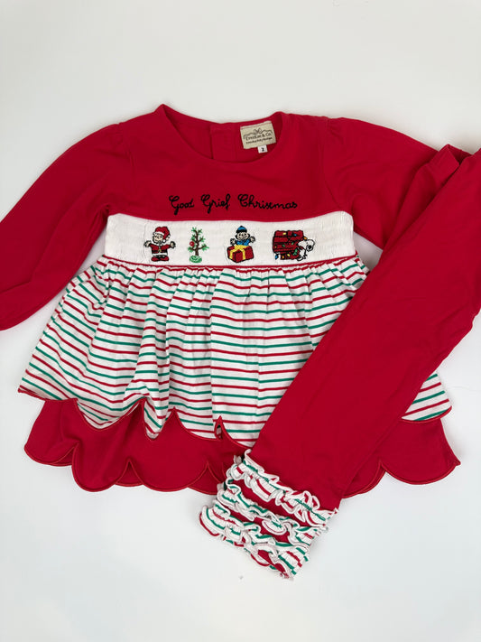 Good Grief Christmas Pants Set