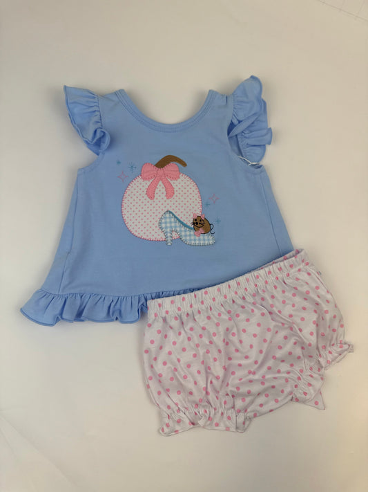 Pumpkin Princess Diaper Set