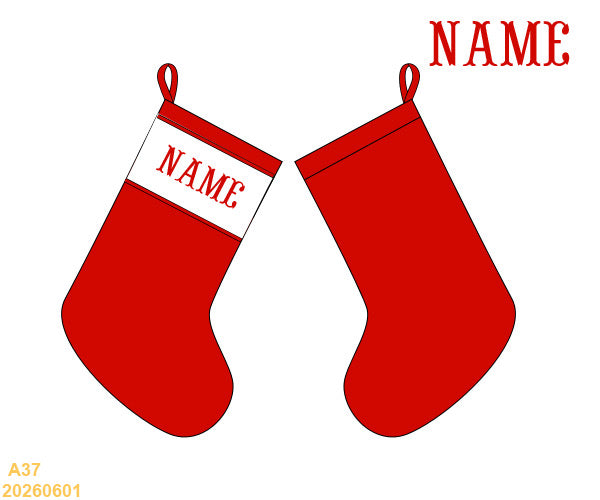 PO Merry Manor Collection Basic Smocked Stocking ETA OCT