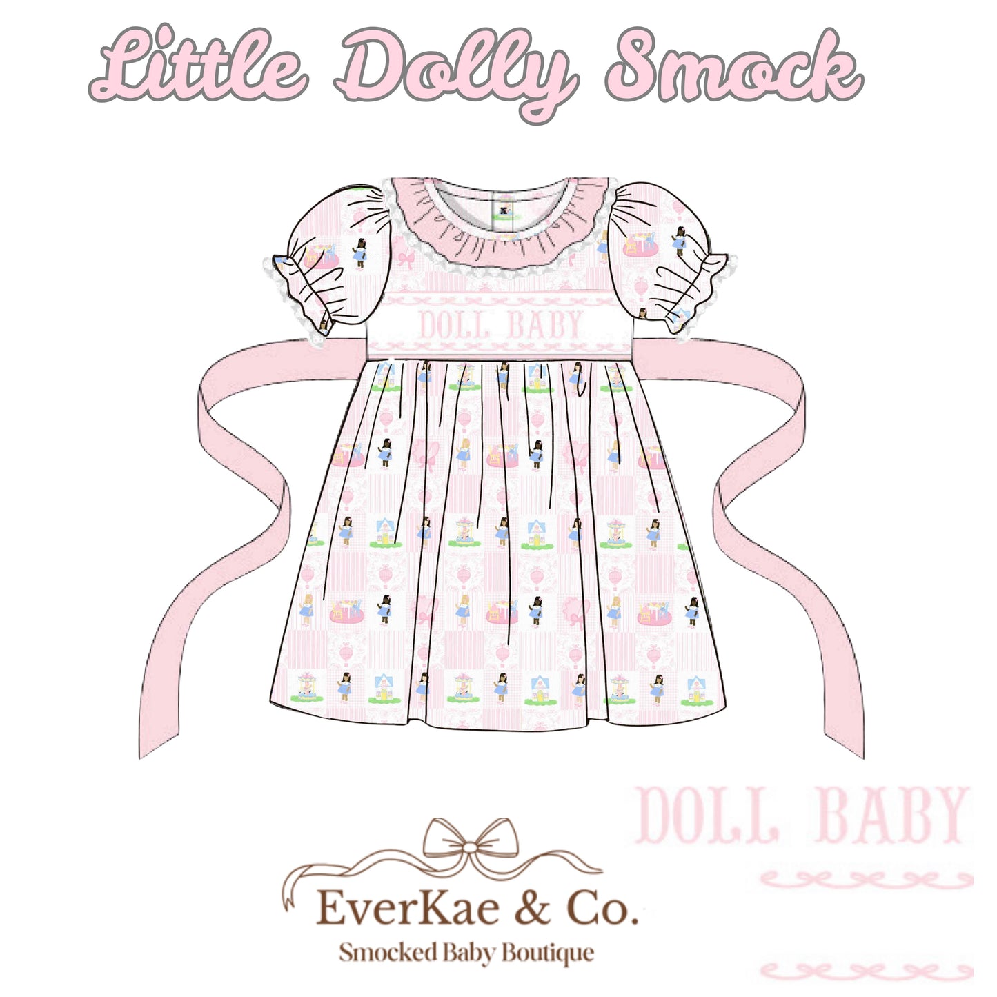 Little Dolly Smock Dress GIRL LORE PO